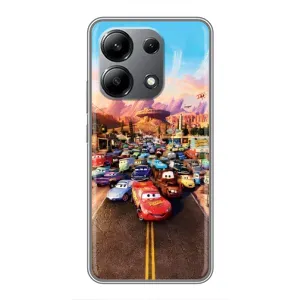Силіконовий чохол Маквін для Xiaomi Redmi Note 13 (4G) (Тачки на трасі)