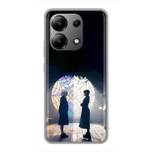 Чехлы Венсдей на Xiaomi Redmi Note 13 (4G) Уэнсдей (AlphaPrint) (Уэнздей и Инид)