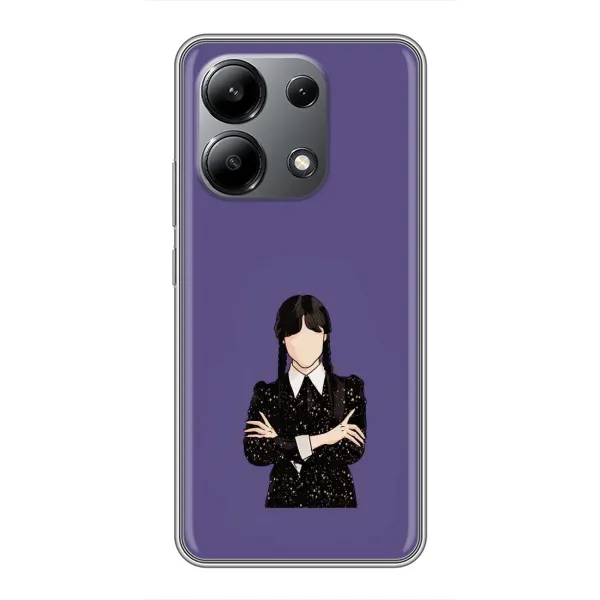 Чохол з принтом «Венздей у чорному» для Xiaomi Redmi Note 13 (4G)