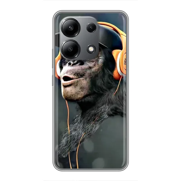 Чехол с принтом «В наушниках» для Xiaomi Redmi Note 13 (4G)