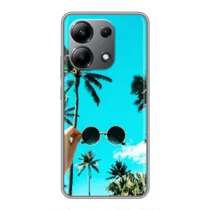 Силиконовый чехол с КАРТИНКАМИ лето для Xiaomi Redmi Note 13 (4G) (AlphaPrint) (Взгляд лето)