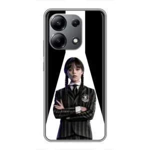 Чехлы Венсдей на Xiaomi Redmi Note 13 (4G) Уэнсдей (AlphaPrint) (W-Wednesday)