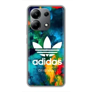Чехлы Адидас для Xiaomi Redmi Note 13 (4G) (AlphaPrint) (Яркий Адидас)