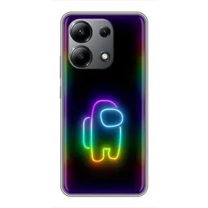 Чехол Амонг Ас для Xiaomi Redmi Note 13 (4G) (AlphaPrint) (Яркий скин)