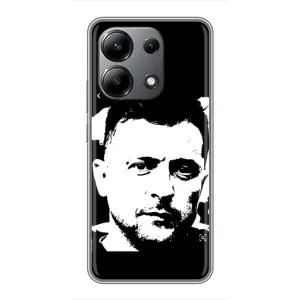 Чехол для Xiaomi Redmi Note 13 (4G) (AlphaPrint - с принтом Зеленского) (Зеленский АРТ)