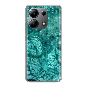 Мраморный чехол на Xiaomi Redmi Note 13 (4G) (VPrint) (Зеленый мрамор)