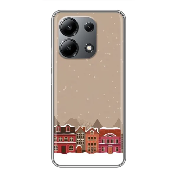 Чехол с принтом «Зимний город» для Xiaomi Redmi Note 13 (4G)