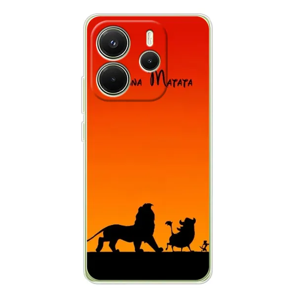 Чехол с принтом «Акуна Матата закат» для Xiaomi Redmi Note 14 4G (Global)