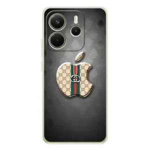 Чохли  GUCCI для Шіаомі Редмі Ноут 14 4G (Глобальна версія) (AlphaPrint) (Apple gucci)