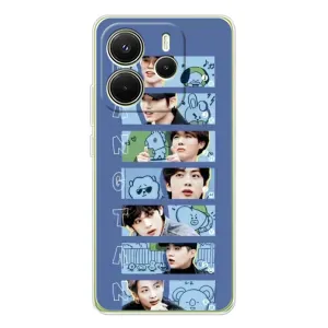 Чехол с принтом «Bangtan» для Xiaomi Redmi Note 14 4G (Global)