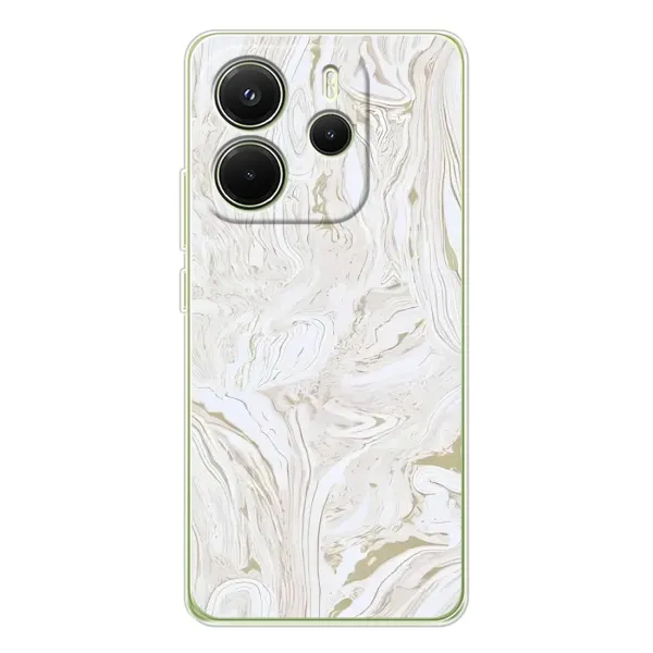Чохол з принтом «Білий мрамор» для Xiaomi Redmi Note 14 4G (Global)
