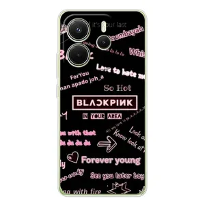Чехол с принтом «BLACKPINK» для Xiaomi Redmi Note 14 4G (Global)