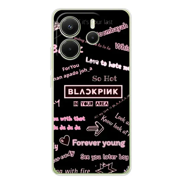Чехол с принтом «BLACKPINK» для Xiaomi Redmi Note 14 4G (Global)