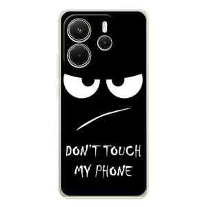 Чехол с принтом «Dont Touch» для Xiaomi Redmi Note 14 4G (Global)