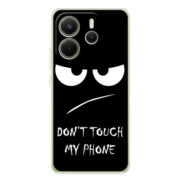 Чехол с принтом «Dont Touch» для Xiaomi Redmi Note 14 4G (Global)