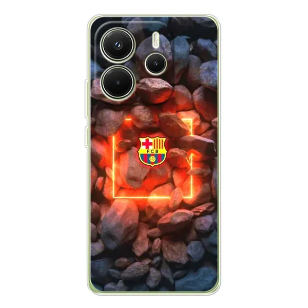 Чехол с принтом «ФК Барселона» для Xiaomi Redmi Note 14 4G (Global)