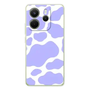Чехол с принтом «Фиолетова Буренка» для Xiaomi Redmi Note 14 4G (Global)