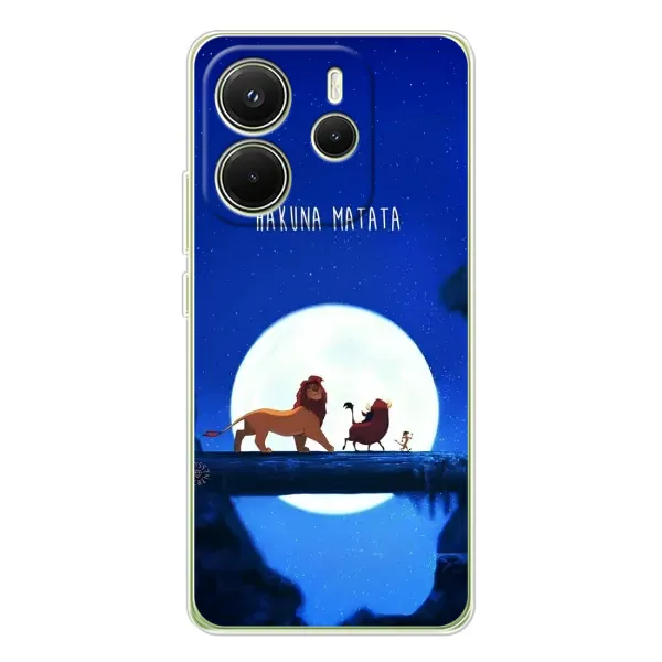 Чехол с принтом «Хакуна Матата» для Xiaomi Redmi Note 14 4G (Global)