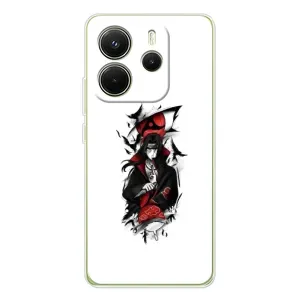 Чохли на тему: Ітачи Учіха для Xiaomi Redmi Note 14 4G (Global version) (AlphaPrint) (Ітачі з атрибутами)