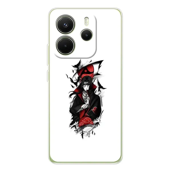 Чехол с принтом «Итачи с атрибутами» для Xiaomi Redmi Note 14 4G (Global)