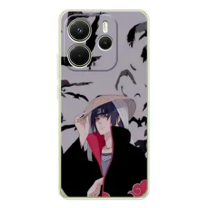 Чехол с принтом «Итачи Вороны» для Xiaomi Redmi Note 14 4G (Global)