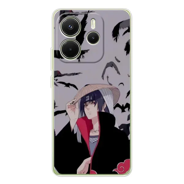 Чехол с принтом «Итачи Вороны» для Xiaomi Redmi Note 14 4G (Global)