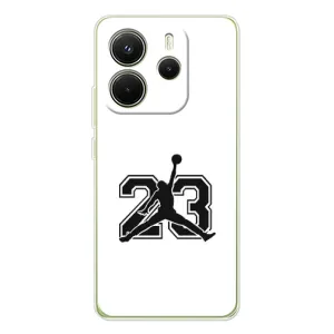 Чехлы для Xiaomi Redmi Note 14 4G (Global version) - с картинкой JORDAN (AlphaPrint) (Jordan 23)