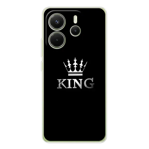 Чехол с принтом «KING» для Xiaomi Redmi Note 14 4G (Global)