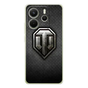 Чехол с принтом «Лого Tanks» для Xiaomi Redmi Note 14 4G (Global)