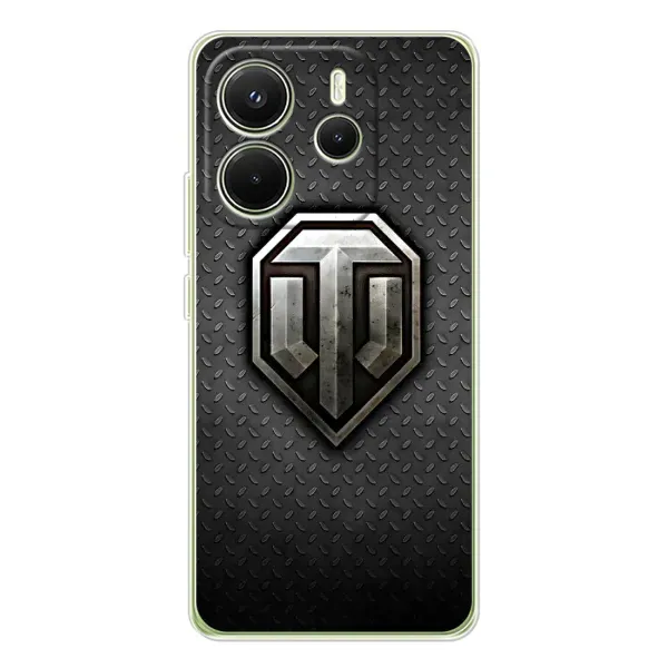 Чехол с принтом «Лого Tanks» для Xiaomi Redmi Note 14 4G (Global)