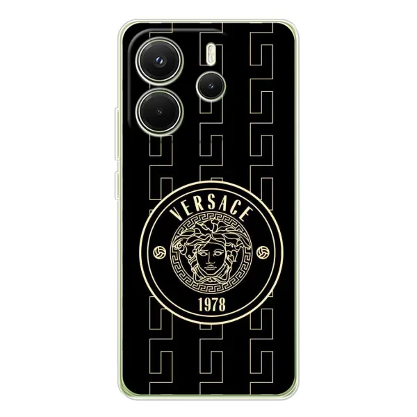Чехол с принтом «Лого Версаче» для Xiaomi Redmi Note 14 4G (Global)