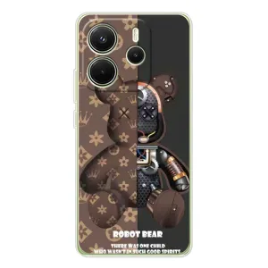 Крутые Чехлы Луи Виттон для Xiaomi Redmi Note 14 4G (Global version) (AlphaPrint) (Медведь Луи Витон)