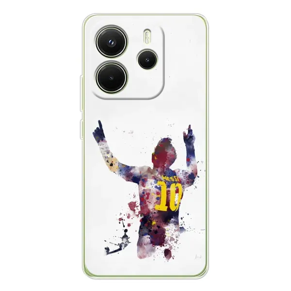 Чехол с принтом «Messi Barca» для Xiaomi Redmi Note 14 4G (Global)