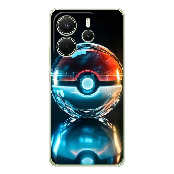 Чехол с принтом «Мяч Пикачу» для Xiaomi Redmi Note 14 4G (Global)