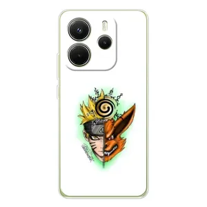 Naruto Anime Чохли для Шіаомі Редмі Ноут 14 4G (Глобальна версія) (AlphaPrint) (Наруто Курама)