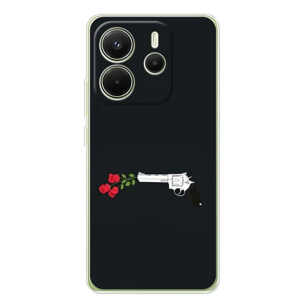 Чохол з принтом «Неочікувані квіти» для Xiaomi Redmi Note 14 4G (Global)