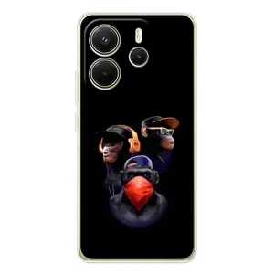 Чохол з Мавпами Xiaomi Redmi Note 14 4G (Global version) - (AlphaPrint)