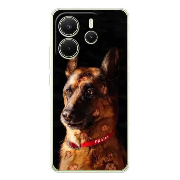 Чехол с принтом «Овчарка» для Xiaomi Redmi Note 14 4G (Global)