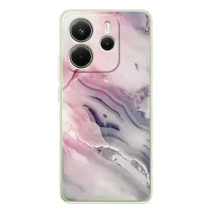 Мраморный чехол на Xiaomi Redmi Note 14 4G (Global version) (VPrint) (Пурпурный Мрамор)