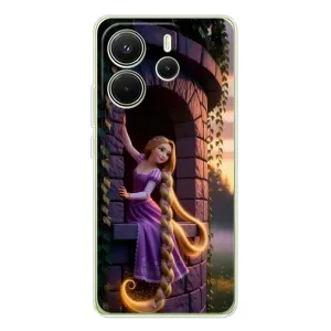Чехол Рапунцель для Xiaomi Redmi Note 14 4G (Global version) (Рапунцель на башне)