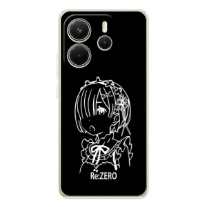Чехол с принтом «Re: Zero» для Xiaomi Redmi Note 14 4G (Global)