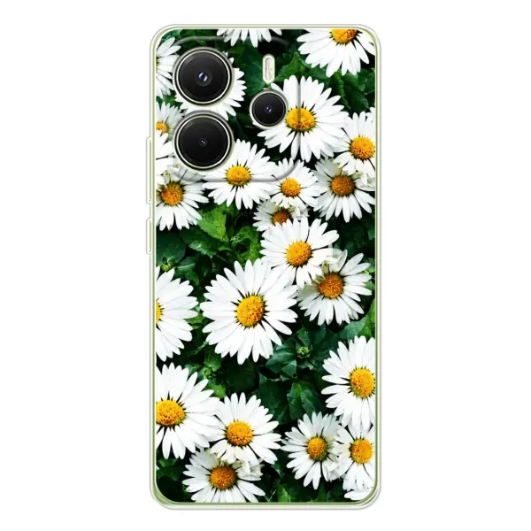 Чохол з принтом «Ромашки» для Xiaomi Redmi Note 14 4G (Global)