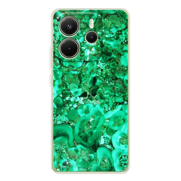 Чохол з принтом «Салатовий Мрамор» для Xiaomi Redmi Note 14 4G (Global)
