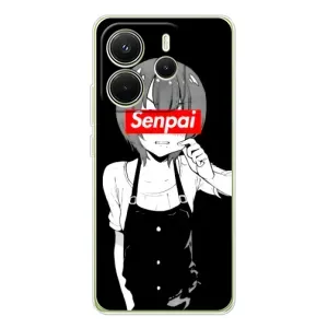 Чехол с принтом «Senpai» для Xiaomi Redmi Note 14 4G (Global)