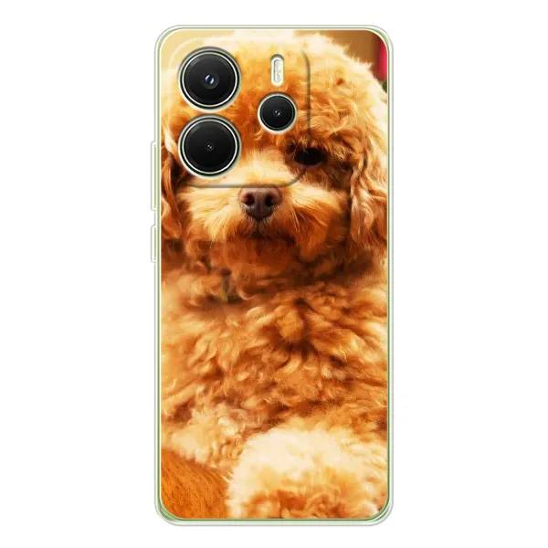 Чехол с принтом «Щенок Бишон» для Xiaomi Redmi Note 14 4G (Global)
