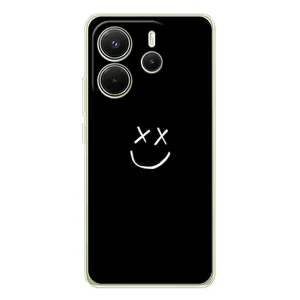 Чехол с принтом «Смайл» для Xiaomi Redmi Note 14 4G (Global)