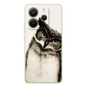 Чохол з пташками на Xiaomi Redmi Note 14 4G (Global version) (VPrint) (Сова)