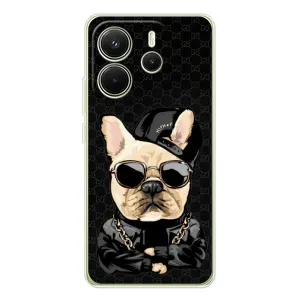 Чохли з крутими принтами для Xiaomi Redmi Note 14 4G (Global version) - (PREMIUMPrint) (Стильна собака)