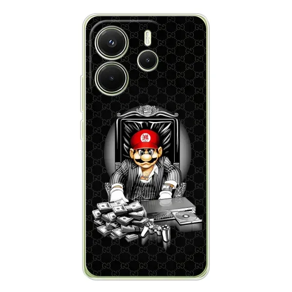 Чохол з принтом «Супер Маріо» для Xiaomi Redmi Note 14 4G (Global)