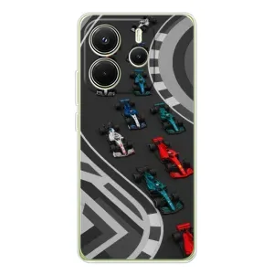 Чехол с принтом «Трасса Ф1» для Xiaomi Redmi Note 14 4G (Global)